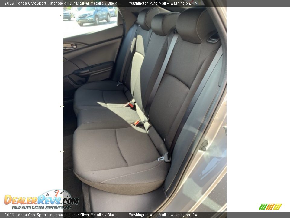 2019 Honda Civic Sport Hatchback Lunar Silver Metallic / Black Photo #18