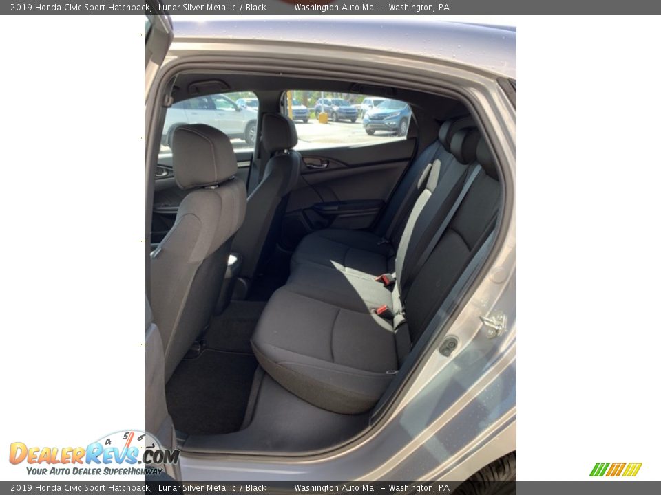 2019 Honda Civic Sport Hatchback Lunar Silver Metallic / Black Photo #19