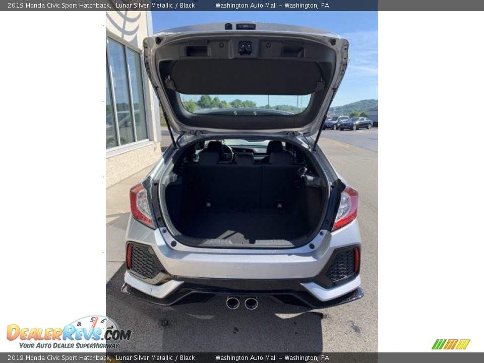 2019 Honda Civic Sport Hatchback Lunar Silver Metallic / Black Photo #20