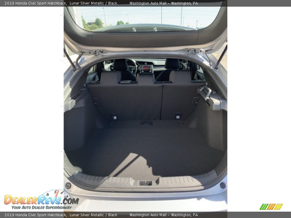 2019 Honda Civic Sport Hatchback Lunar Silver Metallic / Black Photo #21