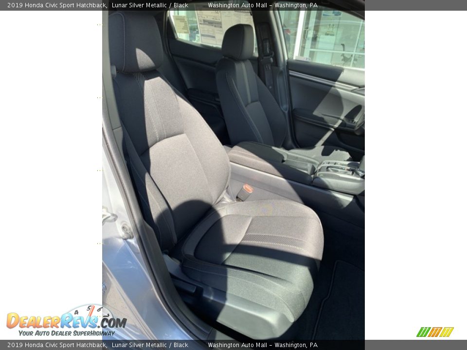 2019 Honda Civic Sport Hatchback Lunar Silver Metallic / Black Photo #27