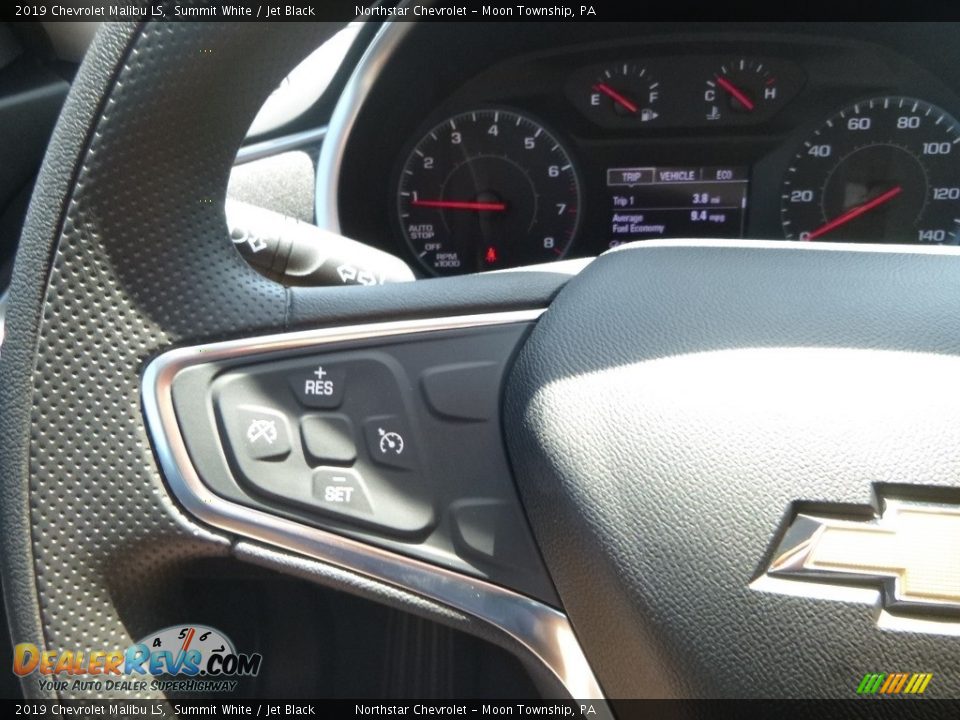2019 Chevrolet Malibu LS Summit White / Jet Black Photo #19
