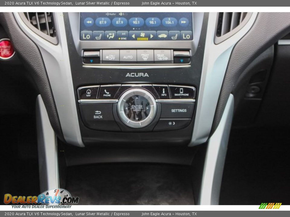 2020 Acura TLX V6 Technology Sedan Lunar Silver Metallic / Espresso Photo #31