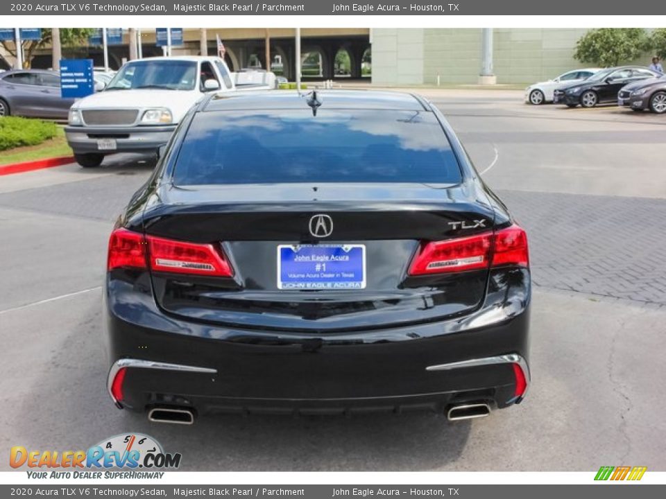 2020 Acura TLX V6 Technology Sedan Majestic Black Pearl / Parchment Photo #6