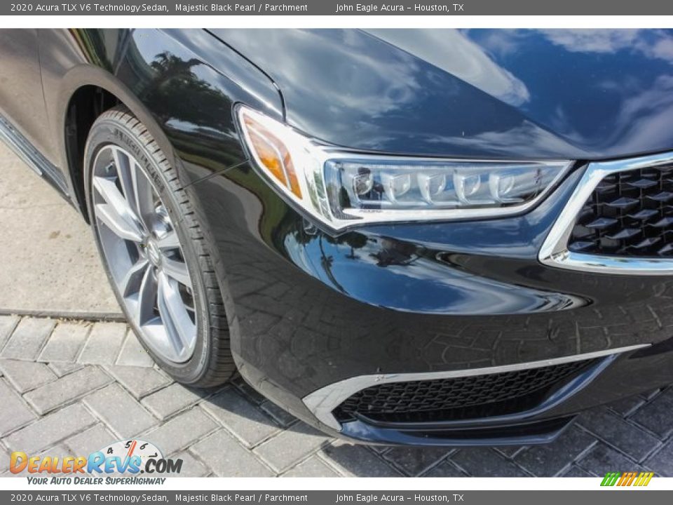 2020 Acura TLX V6 Technology Sedan Majestic Black Pearl / Parchment Photo #10