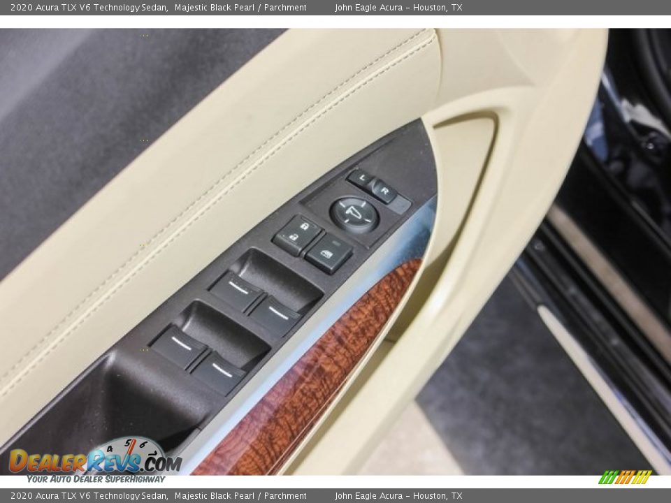 2020 Acura TLX V6 Technology Sedan Majestic Black Pearl / Parchment Photo #12