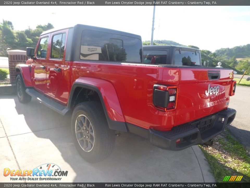 2020 Jeep Gladiator Overland 4x4 Firecracker Red / Black Photo #3