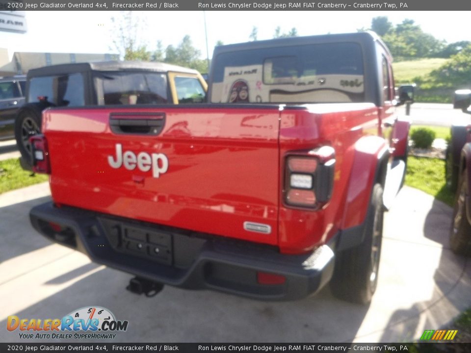 2020 Jeep Gladiator Overland 4x4 Firecracker Red / Black Photo #5