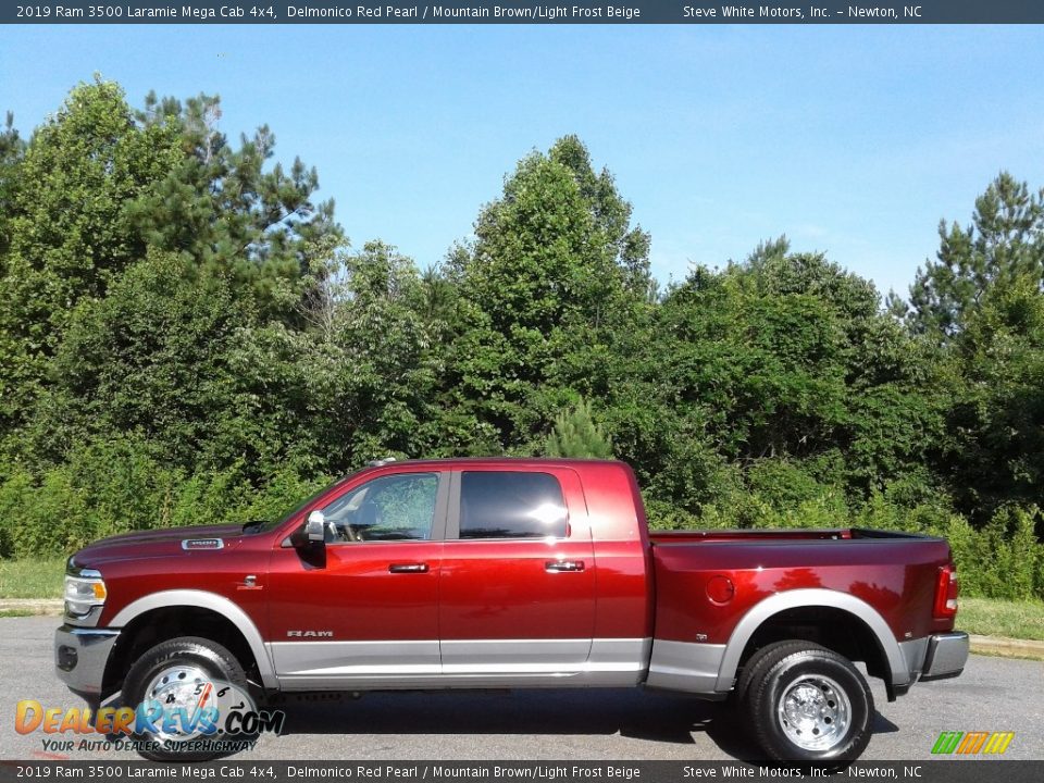 Delmonico Red Pearl 2019 Ram 3500 Laramie Mega Cab 4x4 Photo #1