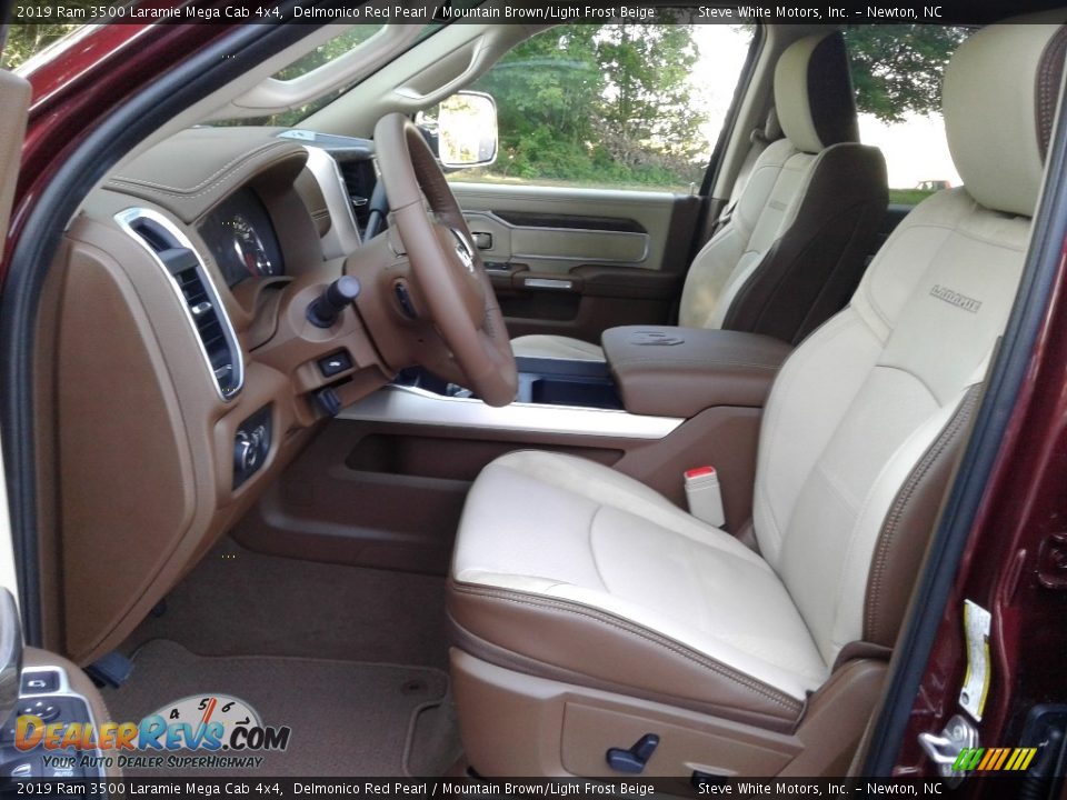 Mountain Brown/Light Frost Beige Interior - 2019 Ram 3500 Laramie Mega Cab 4x4 Photo #10