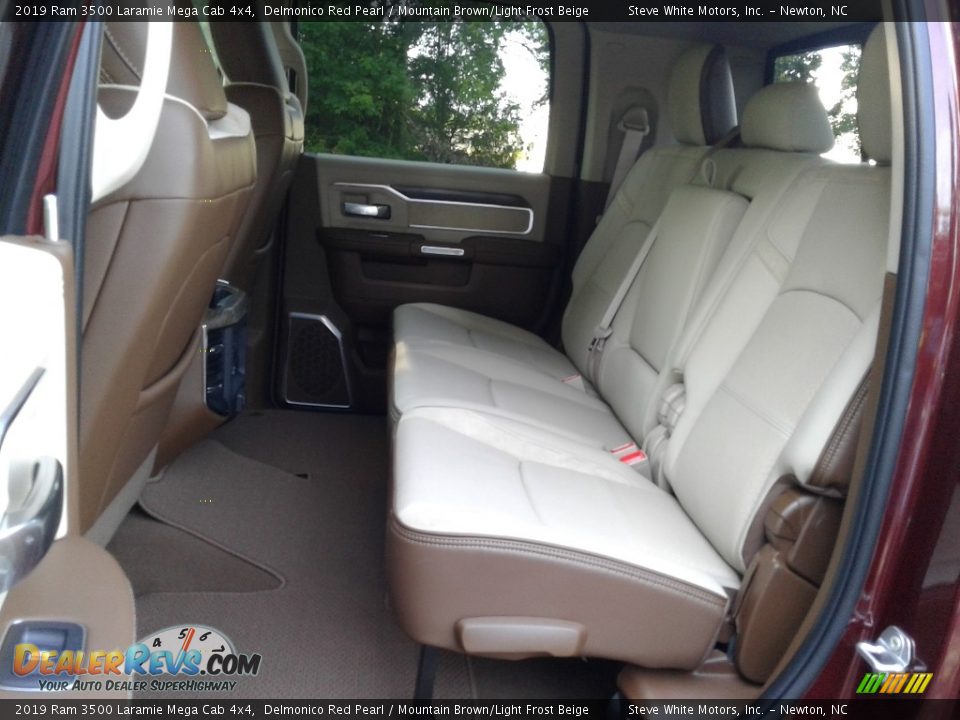 Rear Seat of 2019 Ram 3500 Laramie Mega Cab 4x4 Photo #11