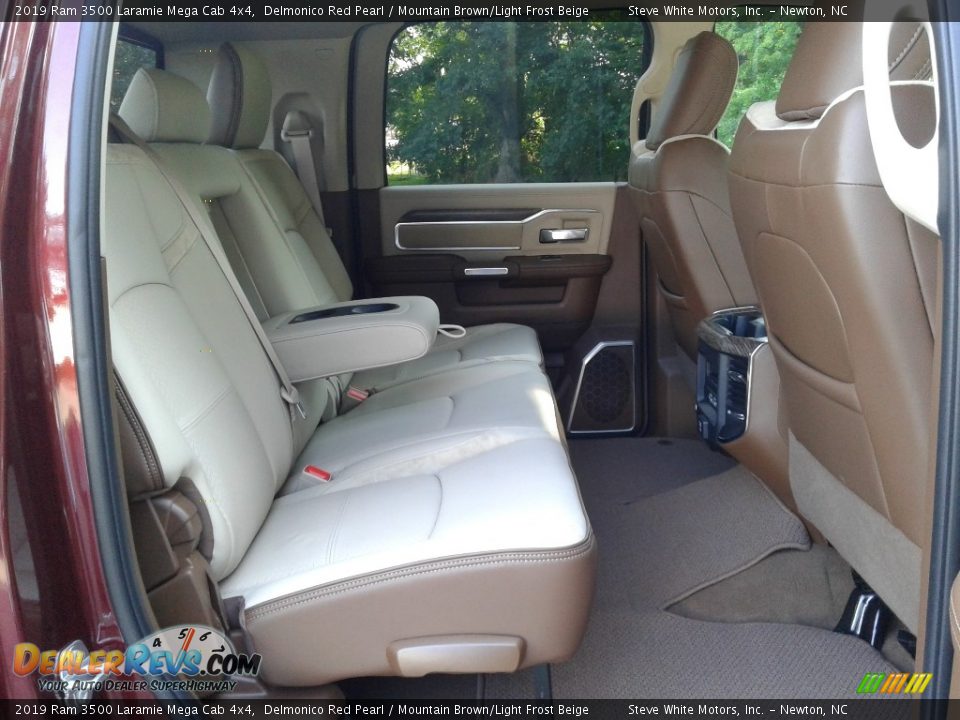 Rear Seat of 2019 Ram 3500 Laramie Mega Cab 4x4 Photo #14