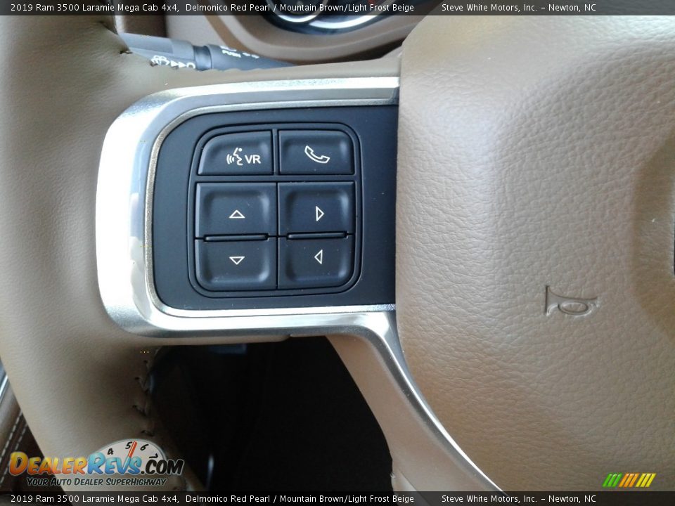 2019 Ram 3500 Laramie Mega Cab 4x4 Steering Wheel Photo #17