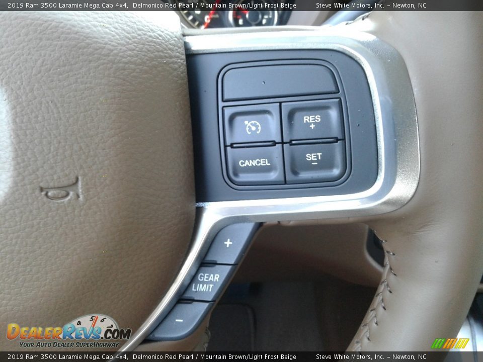2019 Ram 3500 Laramie Mega Cab 4x4 Steering Wheel Photo #18