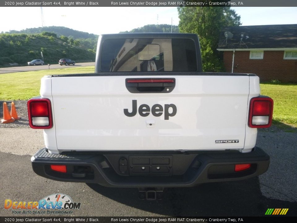 2020 Jeep Gladiator Sport 4x4 Bright White / Black Photo #4