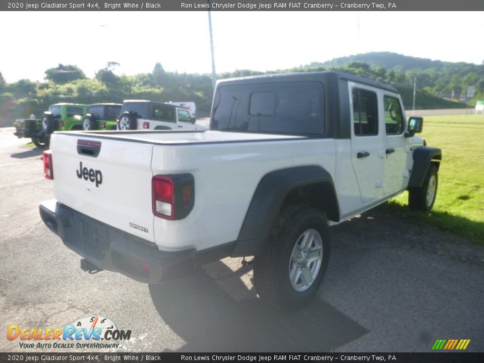 2020 Jeep Gladiator Sport 4x4 Bright White / Black Photo #5