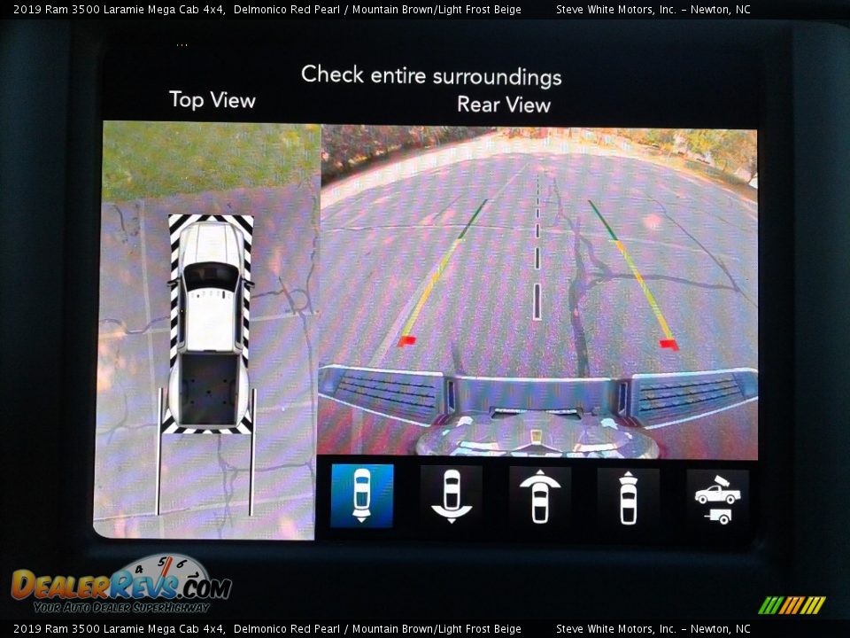 2019 Ram 3500 Laramie Mega Cab 4x4 Delmonico Red Pearl / Mountain Brown/Light Frost Beige Photo #23