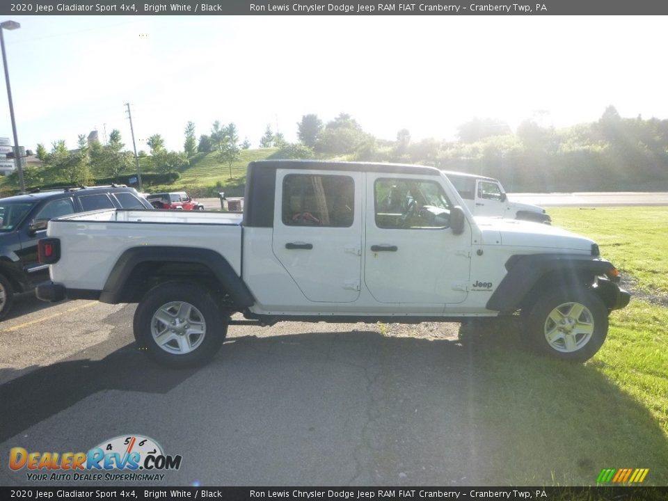 2020 Jeep Gladiator Sport 4x4 Bright White / Black Photo #6