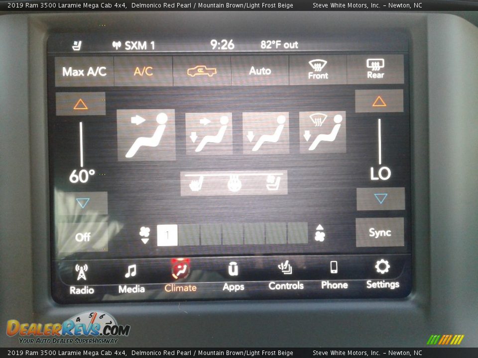 2019 Ram 3500 Laramie Mega Cab 4x4 Delmonico Red Pearl / Mountain Brown/Light Frost Beige Photo #24
