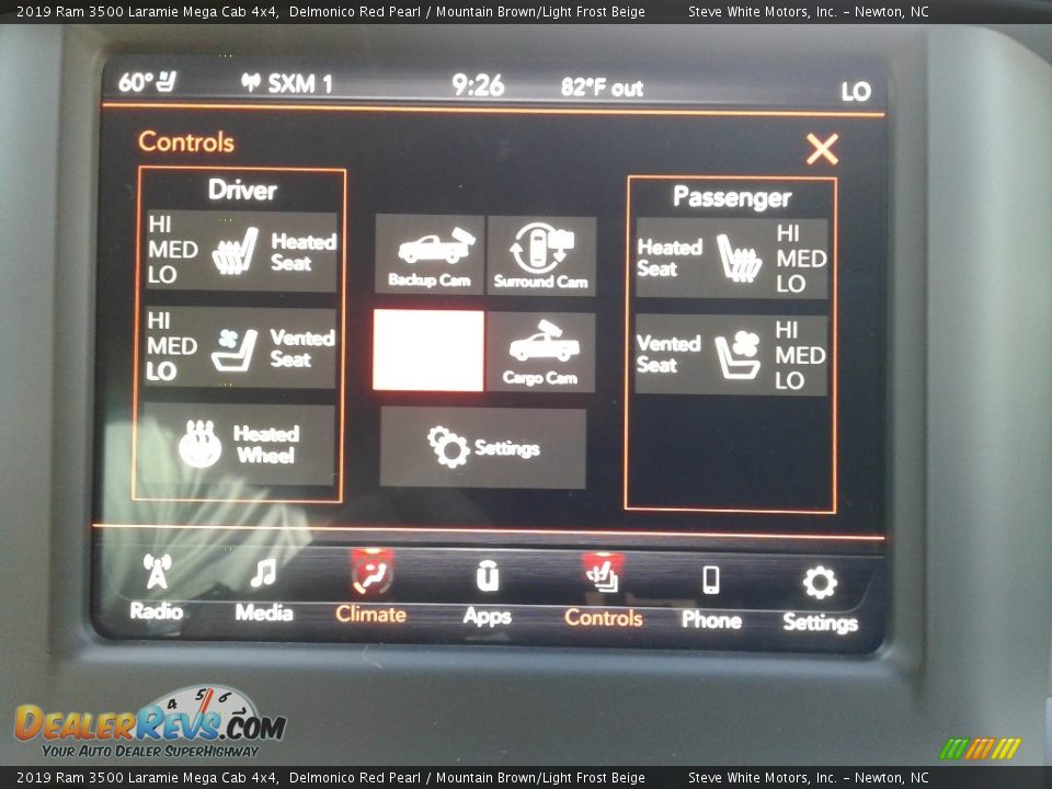 2019 Ram 3500 Laramie Mega Cab 4x4 Delmonico Red Pearl / Mountain Brown/Light Frost Beige Photo #25