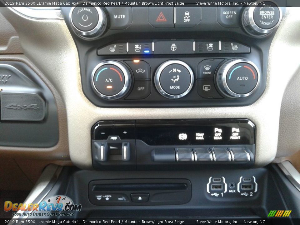 Controls of 2019 Ram 3500 Laramie Mega Cab 4x4 Photo #28