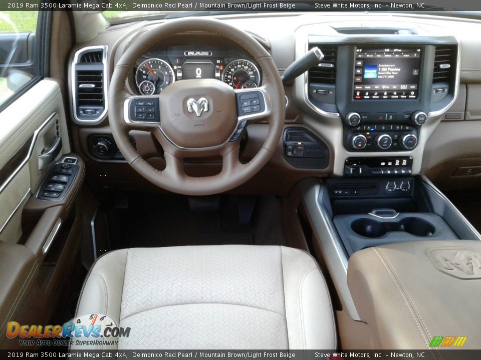 Dashboard of 2019 Ram 3500 Laramie Mega Cab 4x4 Photo #30