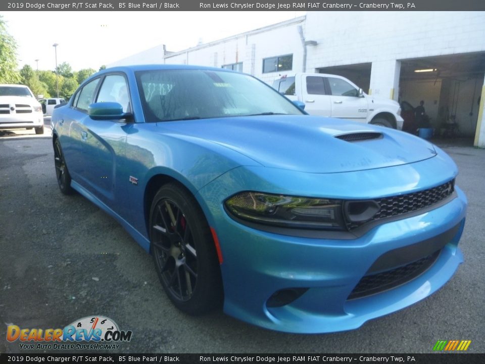 2019 Dodge Charger R/T Scat Pack B5 Blue Pearl / Black Photo #4