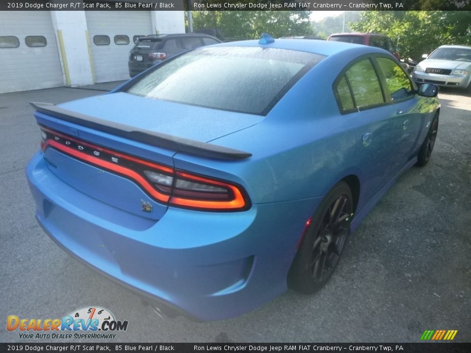 2019 Dodge Charger R/T Scat Pack B5 Blue Pearl / Black Photo #9