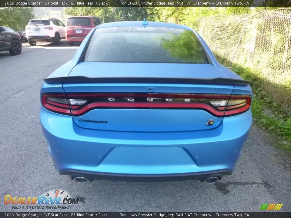 2019 Dodge Charger R/T Scat Pack B5 Blue Pearl / Black Photo #10