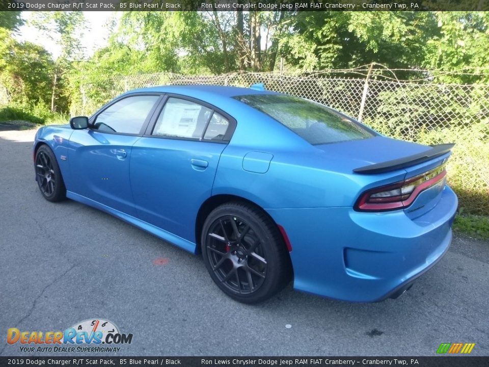 2019 Dodge Charger R/T Scat Pack B5 Blue Pearl / Black Photo #11