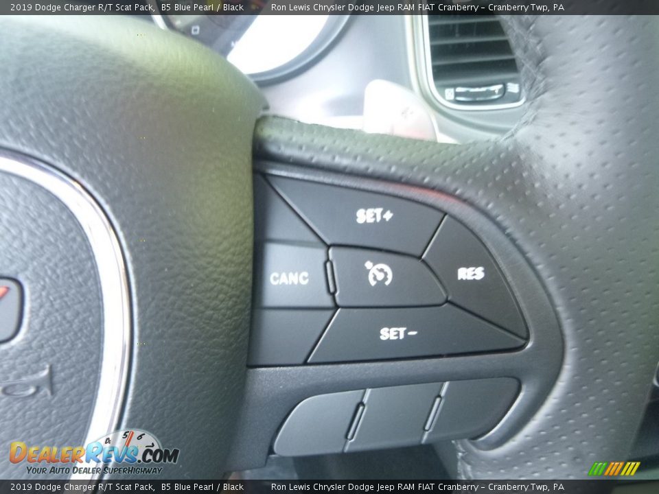 2019 Dodge Charger R/T Scat Pack B5 Blue Pearl / Black Photo #15
