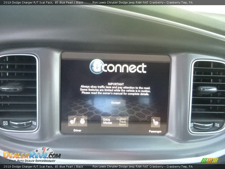 2019 Dodge Charger R/T Scat Pack B5 Blue Pearl / Black Photo #17