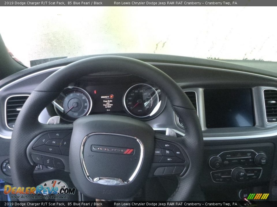 2019 Dodge Charger R/T Scat Pack B5 Blue Pearl / Black Photo #19