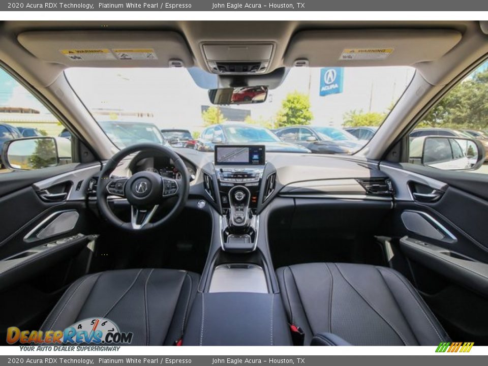2020 Acura RDX Technology Platinum White Pearl / Espresso Photo #9