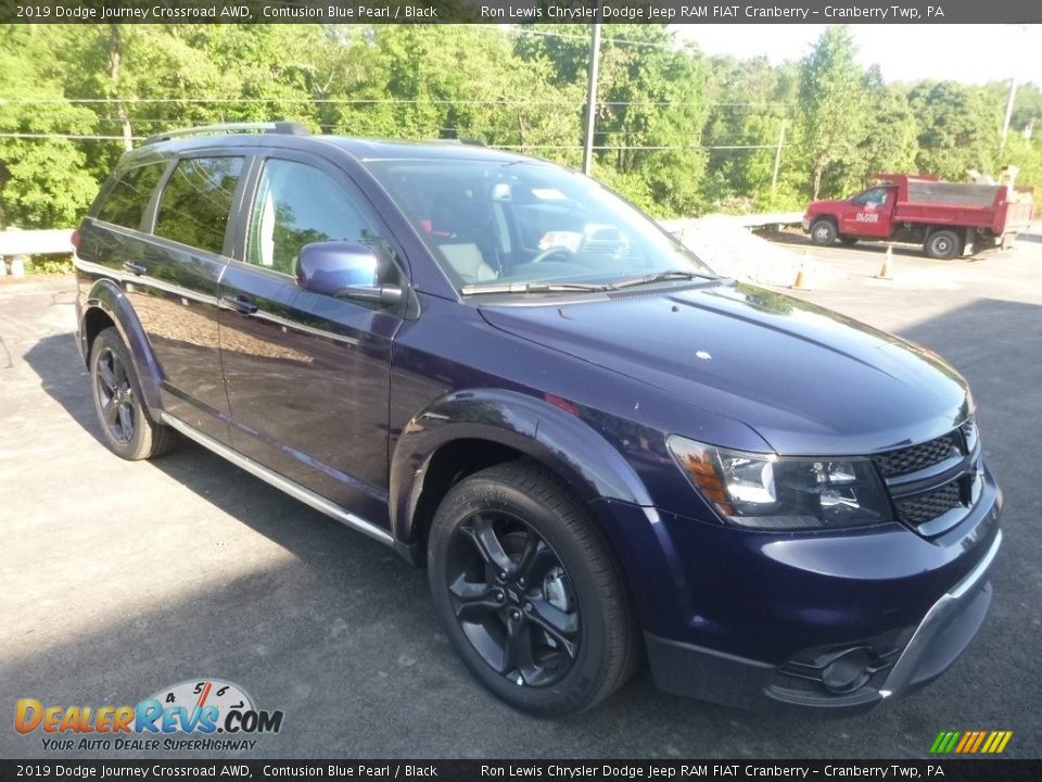 2019 Dodge Journey Crossroad AWD Contusion Blue Pearl / Black Photo #7