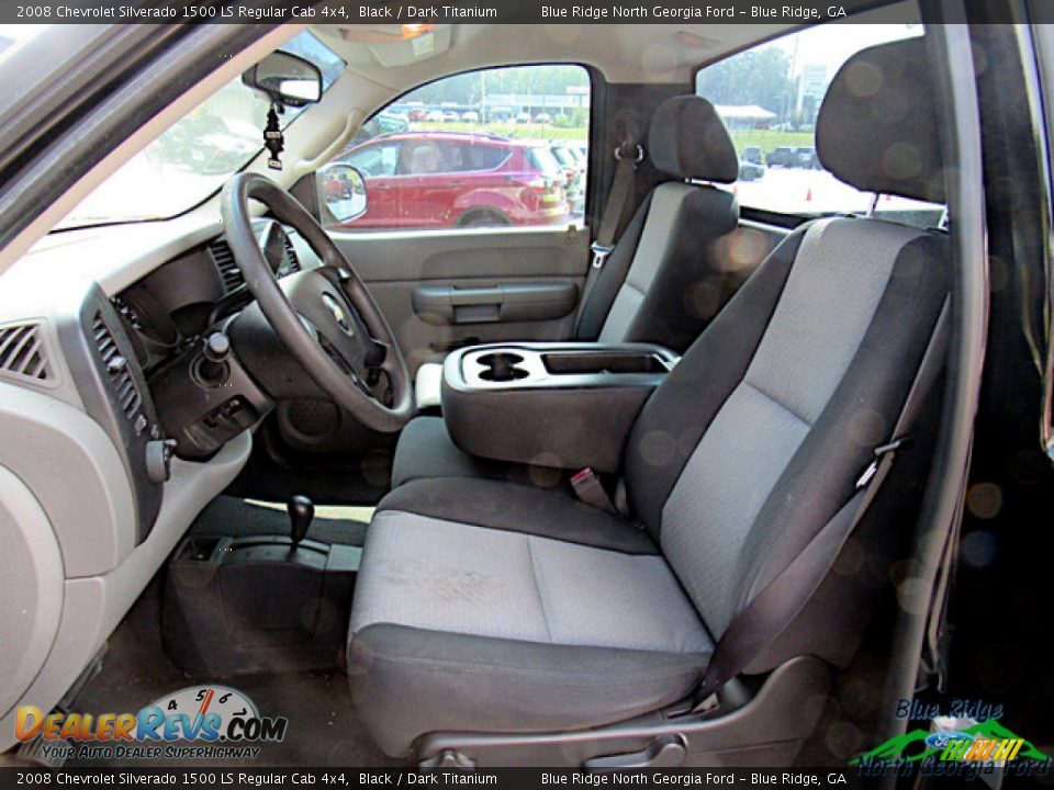 2008 Chevrolet Silverado 1500 LS Regular Cab 4x4 Black / Dark Titanium Photo #12