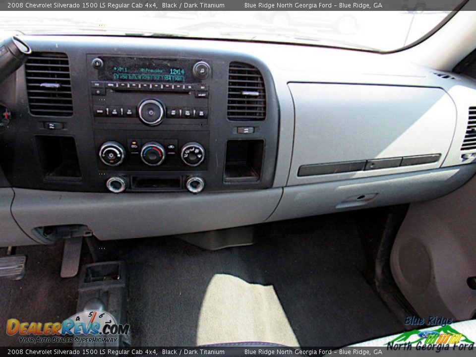 2008 Chevrolet Silverado 1500 LS Regular Cab 4x4 Black / Dark Titanium Photo #17