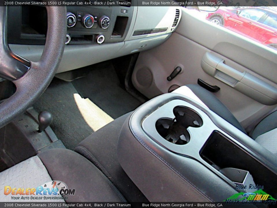 2008 Chevrolet Silverado 1500 LS Regular Cab 4x4 Black / Dark Titanium Photo #21