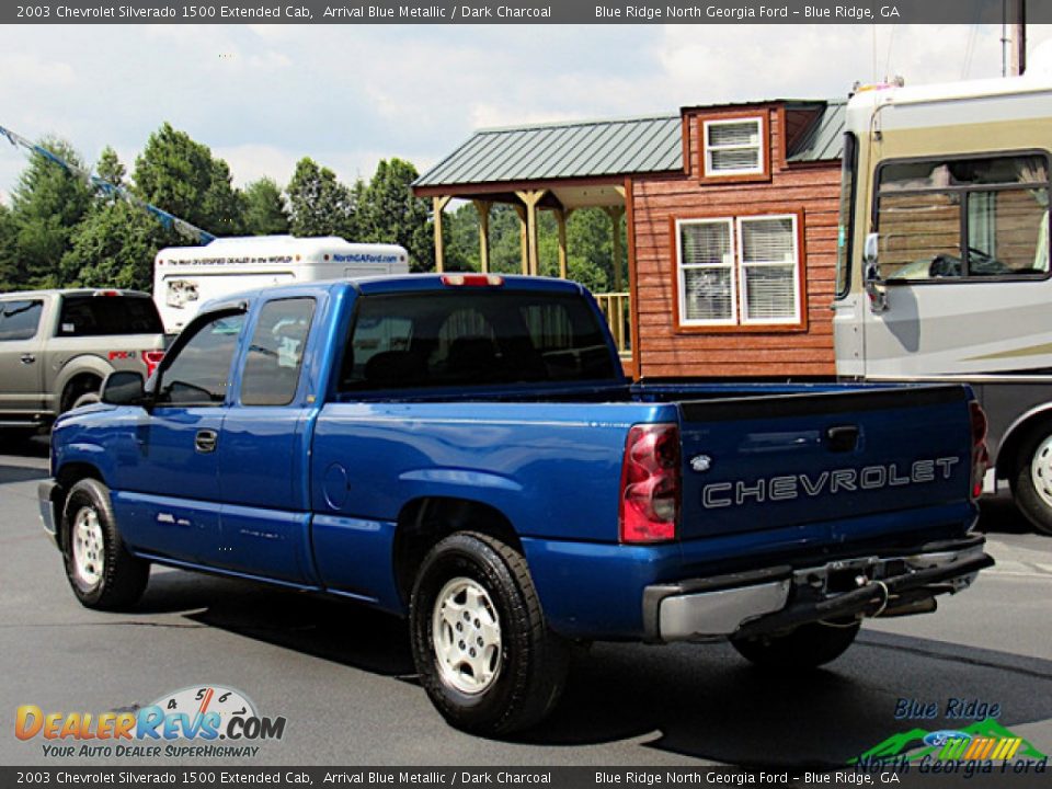 2003 Chevrolet Silverado 1500 Extended Cab Arrival Blue Metallic / Dark Charcoal Photo #3