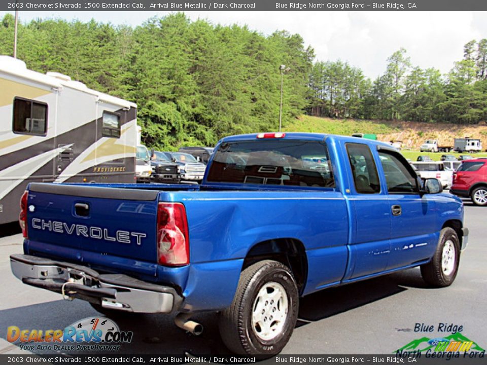2003 Chevrolet Silverado 1500 Extended Cab Arrival Blue Metallic / Dark Charcoal Photo #6