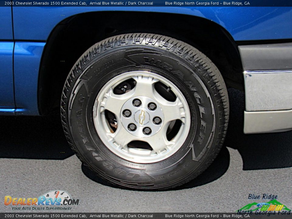 2003 Chevrolet Silverado 1500 Extended Cab Arrival Blue Metallic / Dark Charcoal Photo #9
