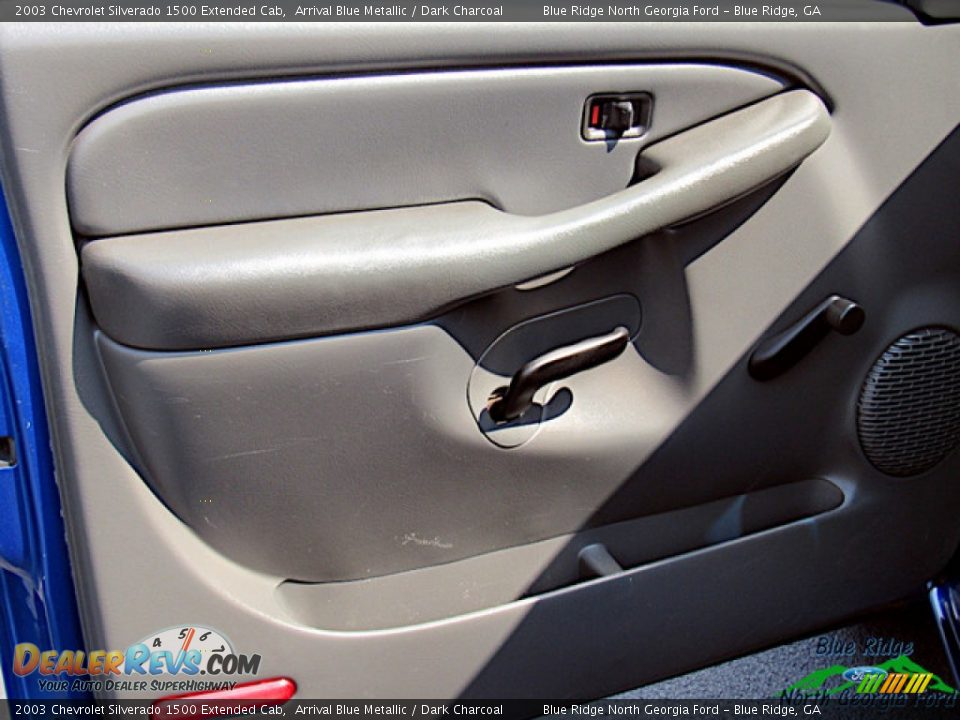 2003 Chevrolet Silverado 1500 Extended Cab Arrival Blue Metallic / Dark Charcoal Photo #10
