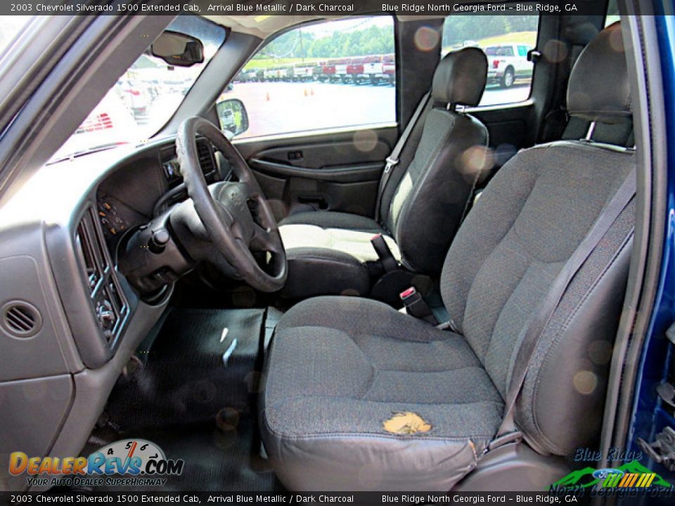 2003 Chevrolet Silverado 1500 Extended Cab Arrival Blue Metallic / Dark Charcoal Photo #12