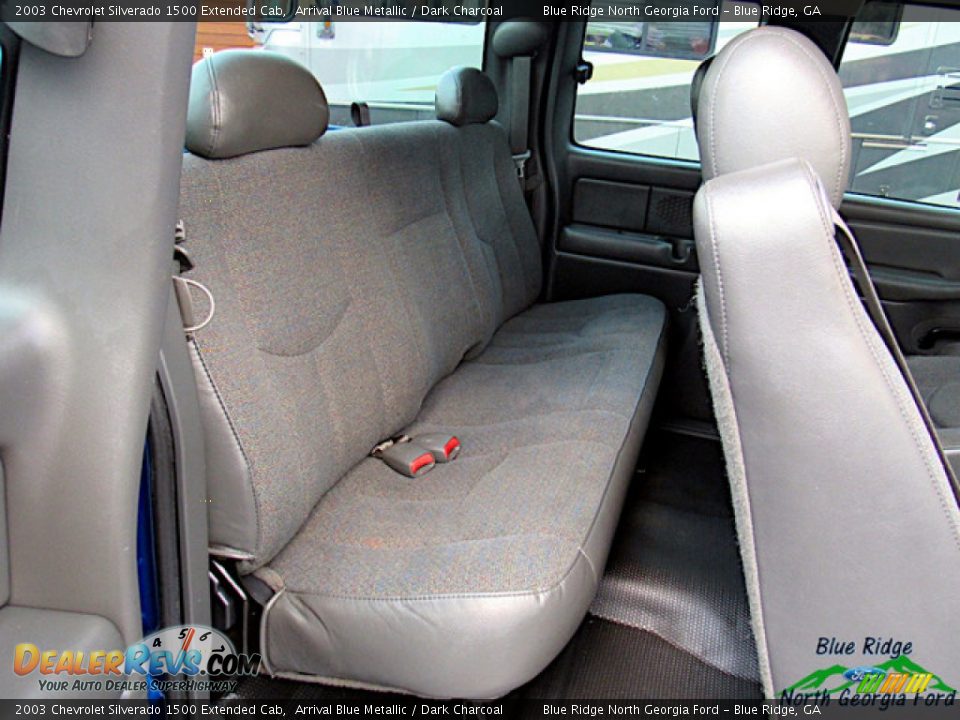 2003 Chevrolet Silverado 1500 Extended Cab Arrival Blue Metallic / Dark Charcoal Photo #15