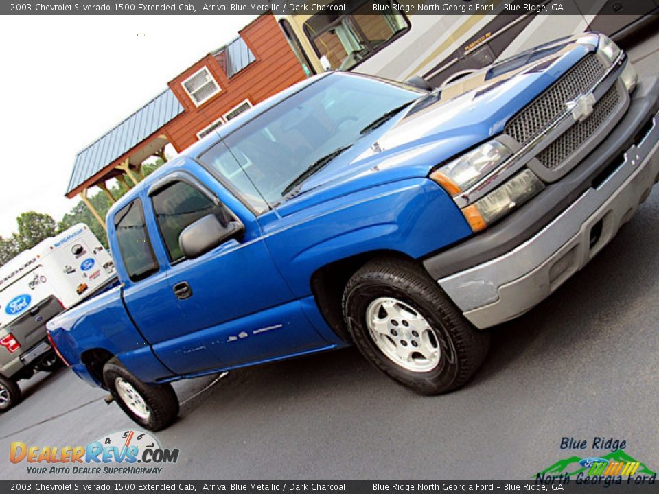 2003 Chevrolet Silverado 1500 Extended Cab Arrival Blue Metallic / Dark Charcoal Photo #17