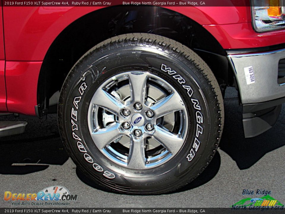 2019 Ford F150 XLT SuperCrew 4x4 Ruby Red / Earth Gray Photo #9