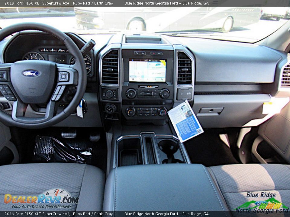 2019 Ford F150 XLT SuperCrew 4x4 Ruby Red / Earth Gray Photo #15