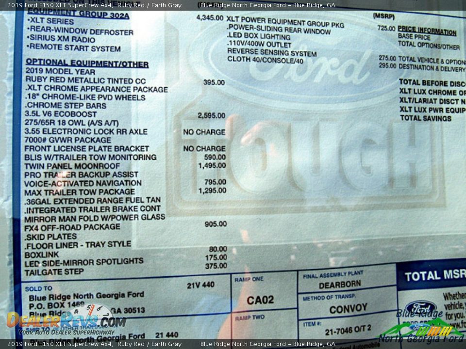 2019 Ford F150 XLT SuperCrew 4x4 Ruby Red / Earth Gray Photo #28