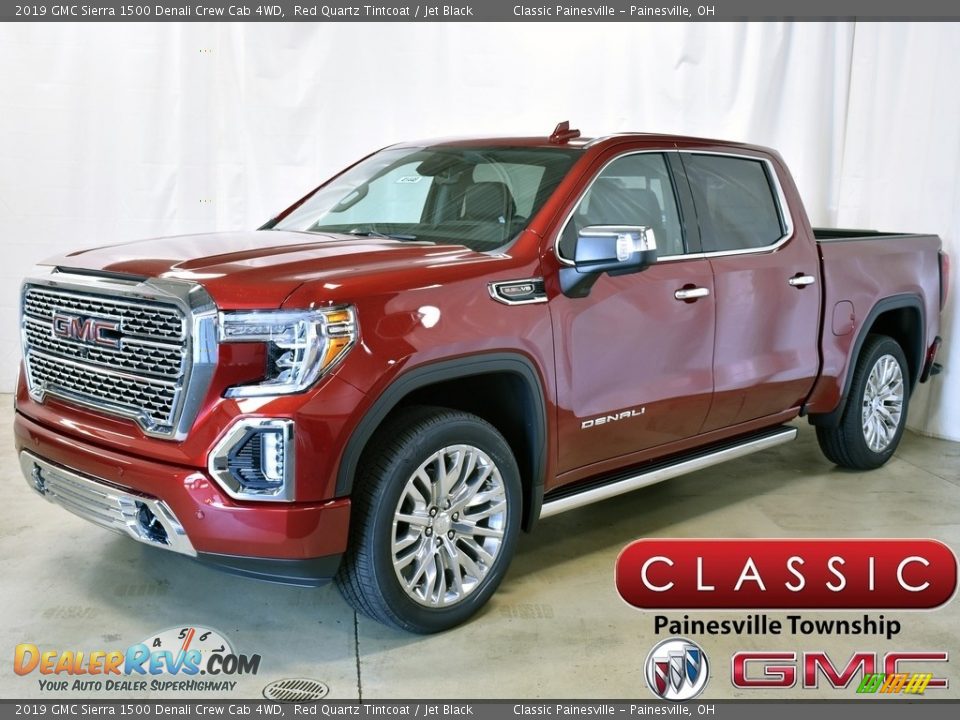 2019 GMC Sierra 1500 Denali Crew Cab 4WD Red Quartz Tintcoat / Jet Black Photo #1