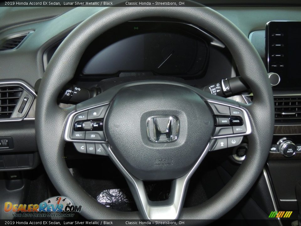2019 Honda Accord EX Sedan Lunar Silver Metallic / Black Photo #14